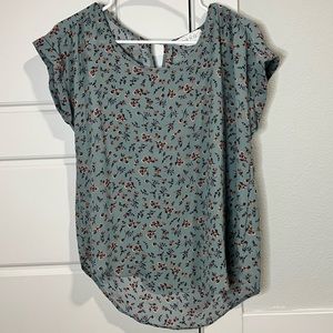 Light Blue Hippie Rose blouse